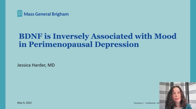 BDNF is Inversely Associated with Mood in Perimenopausal Depression