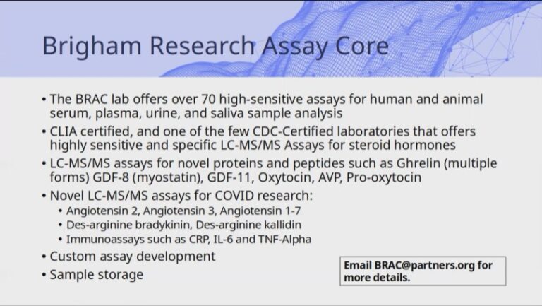 Brigham Research Assay Core Laboratory