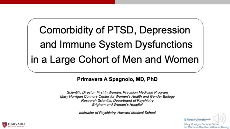 Comorbidity of PTSD, Depression, and Immune System Dysfunction in a Large Cohort of Men and Women