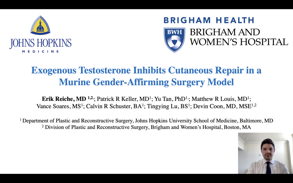 Exogenous Testosterone Inhibits Cutaneous Repair An A Murine Gender-Affirming Surgery Model