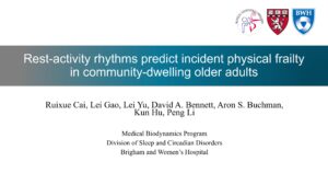 Rest-activity rhythms predict incident physical frailty in community-dwelling older adults