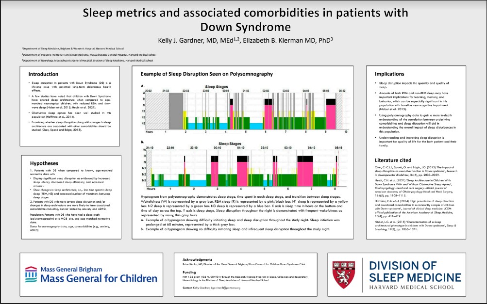 Sleep metrics and associated comorbidities in patients with Down Syndrome