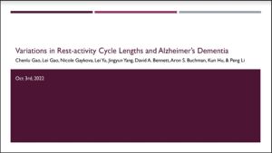 Variations in Rest-activity Cycle Lengths and Alzheimer’s Dementia
